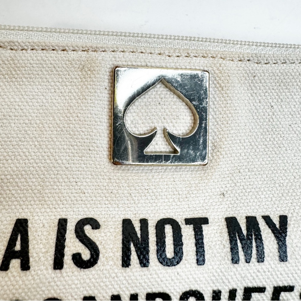 Kate Spade | RARE Gia Call To Action Tequila Is Not My Friend Pouch Clutch - Picture 3 of 5